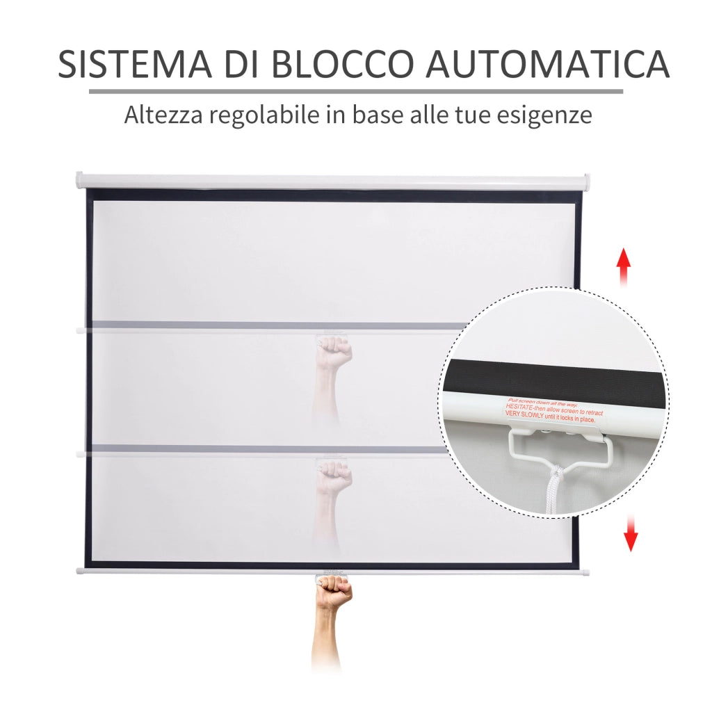 Supporto per proiettore ¨C Minimal ¨C Bianco e Nero 251.8x8.6x7 cm
