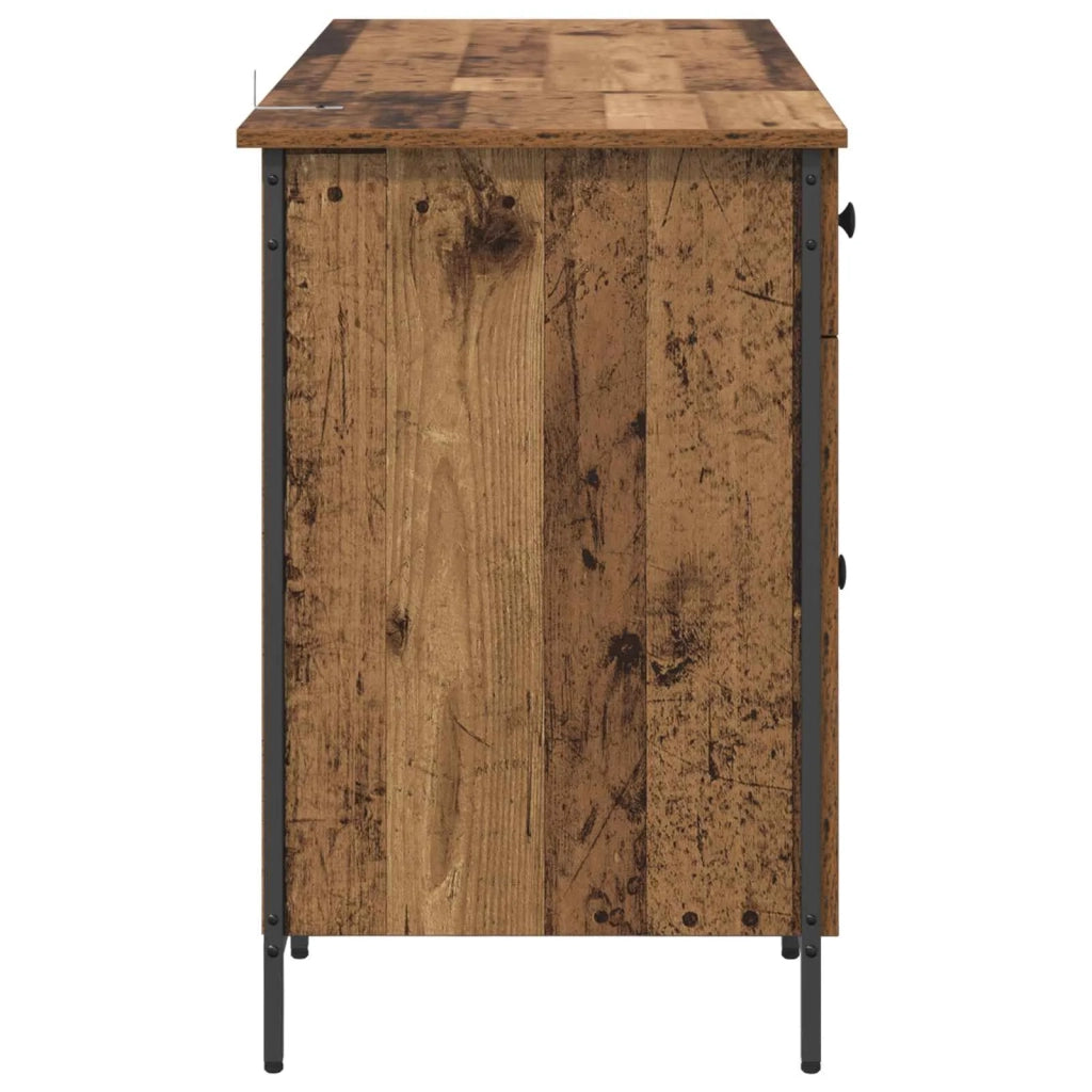 Scrivania per computer Legno vecchio 131 x 48 x 75 cm 882832