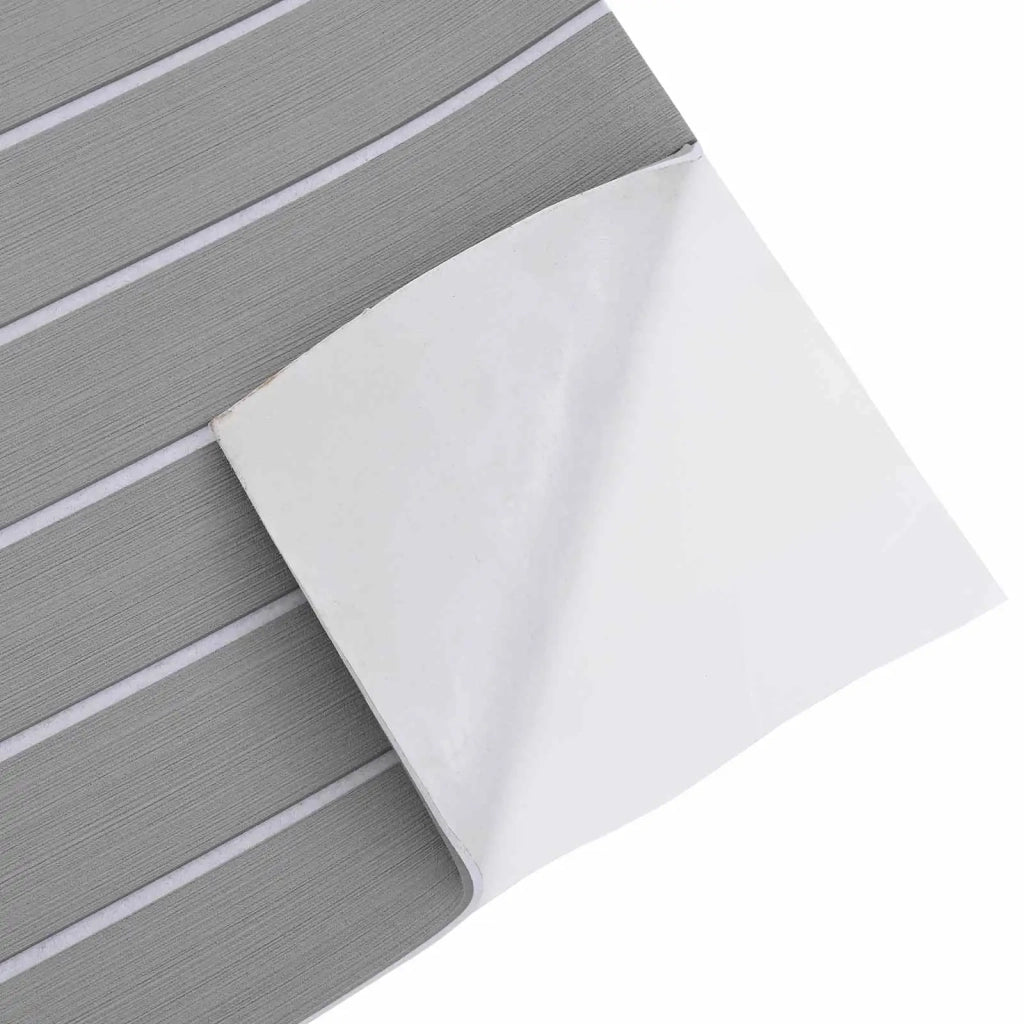 Tappetino per Barche Grigio chiaro e bianco 240 x 90 cm EVA 42046770