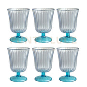 SET 6 BICCHIERI GINEVRA TRASPARENTI