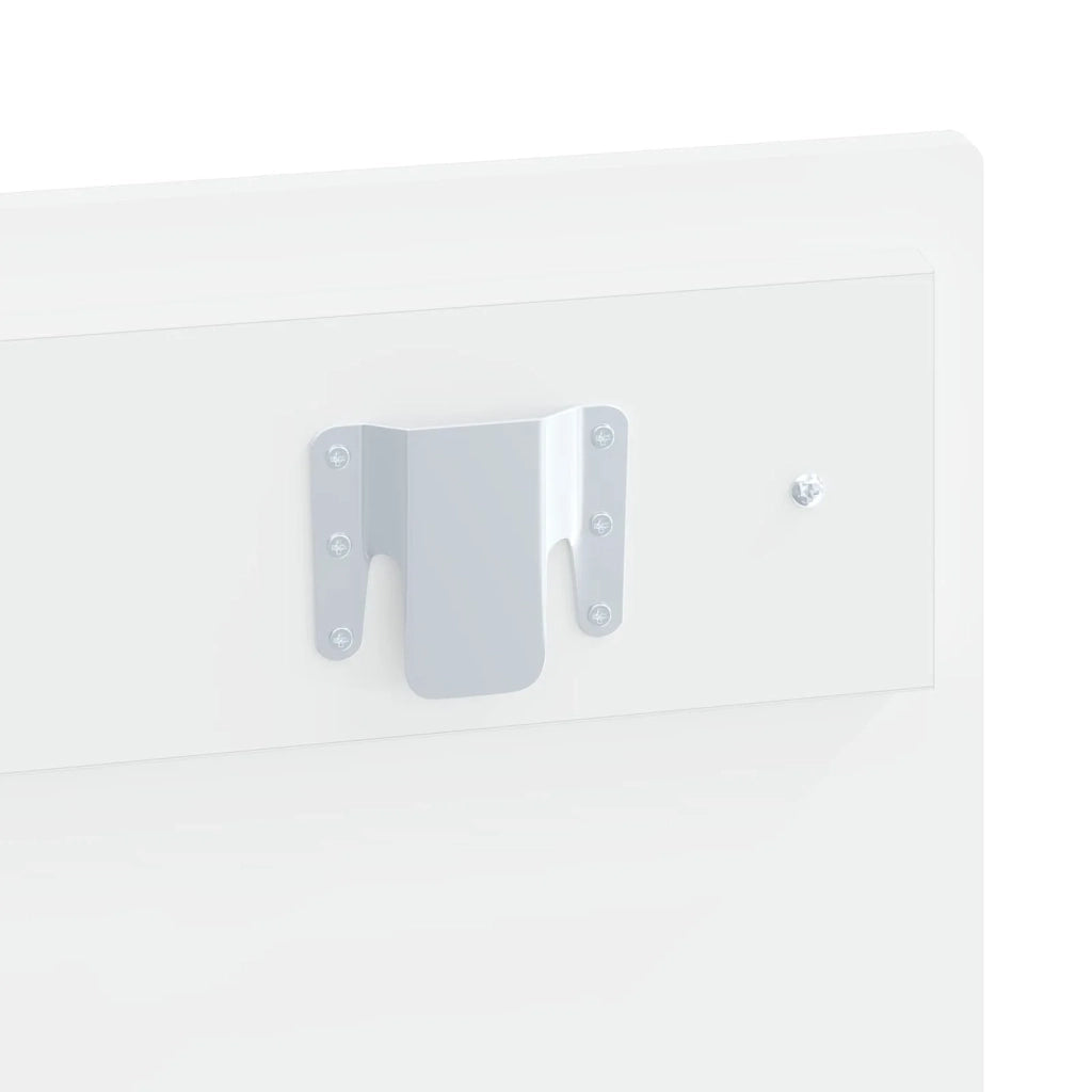 Testiera da Muro EDE Bianco Legno ingegnerizzato 896085