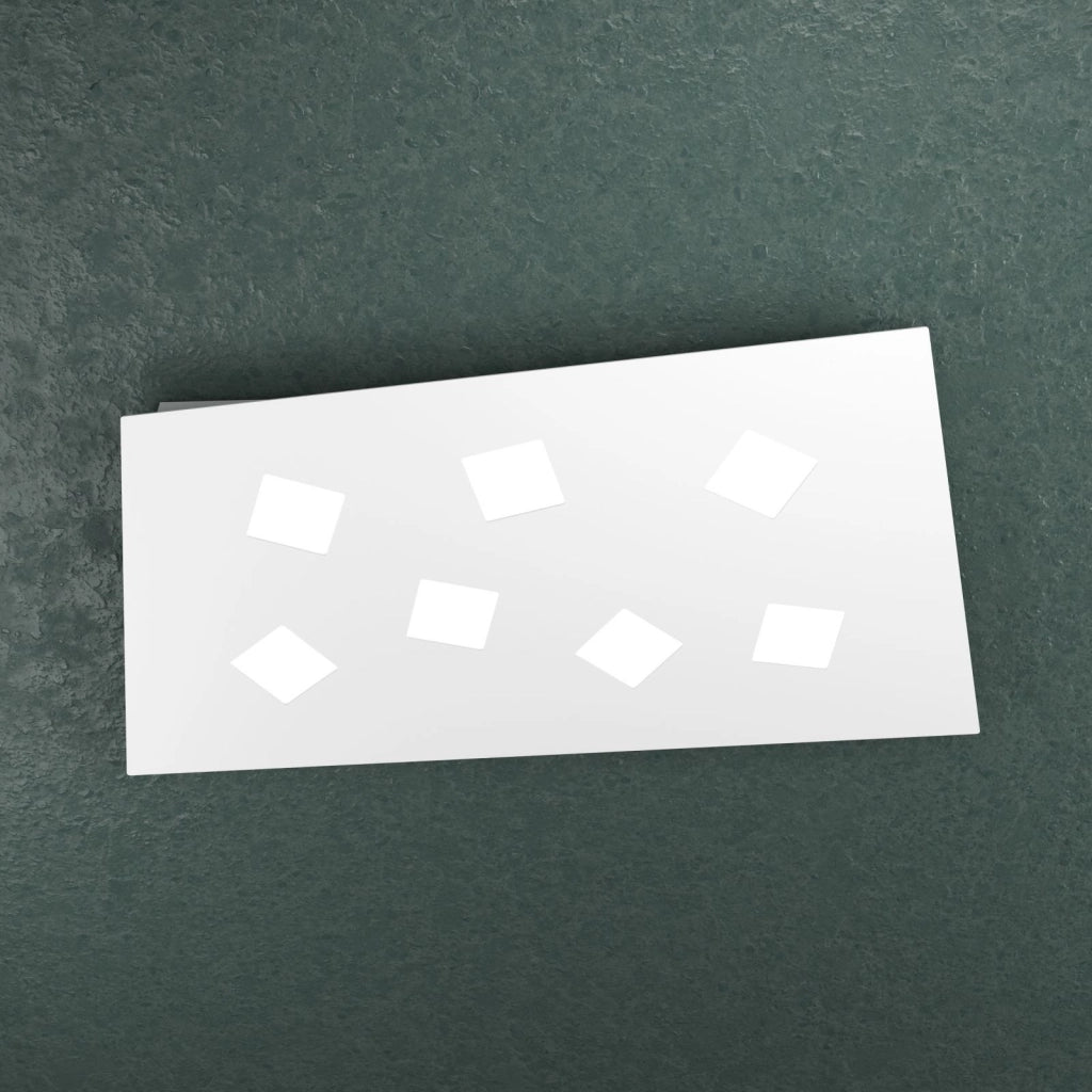 NOTE APPLIQUE-PLAFONIERA 7 LUCI BIANCO 1140-7-BI