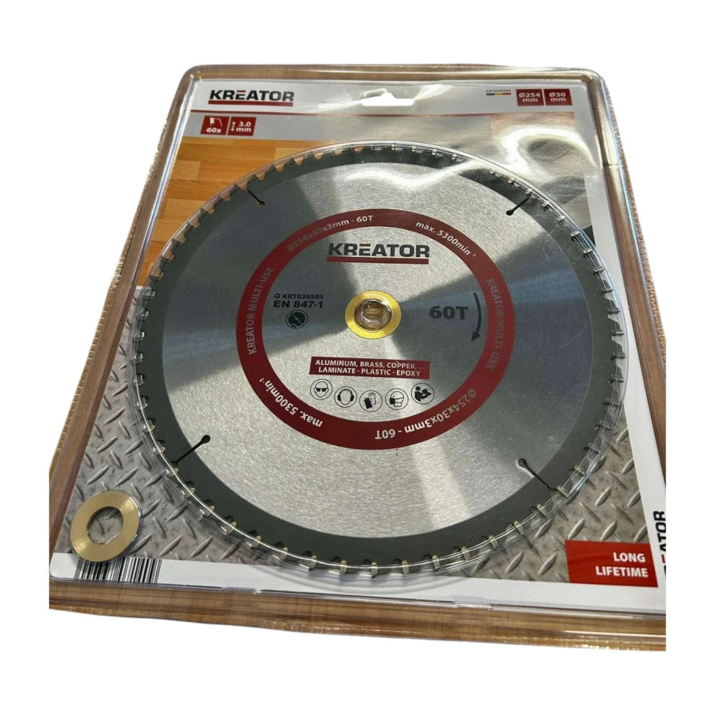 Kreator-Lama di sega circolare per legno Ø254X30x3Mm 60denti