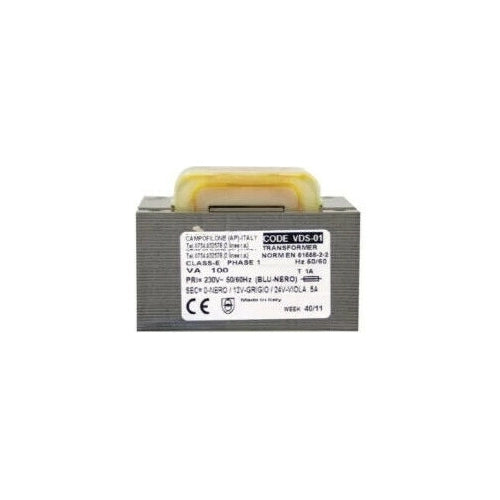 ALIMENTATORE TRASFORMATORE LAMELLARE 140VA-220 230 VAC - 24VAC DIEFFEMATIC 478/P
