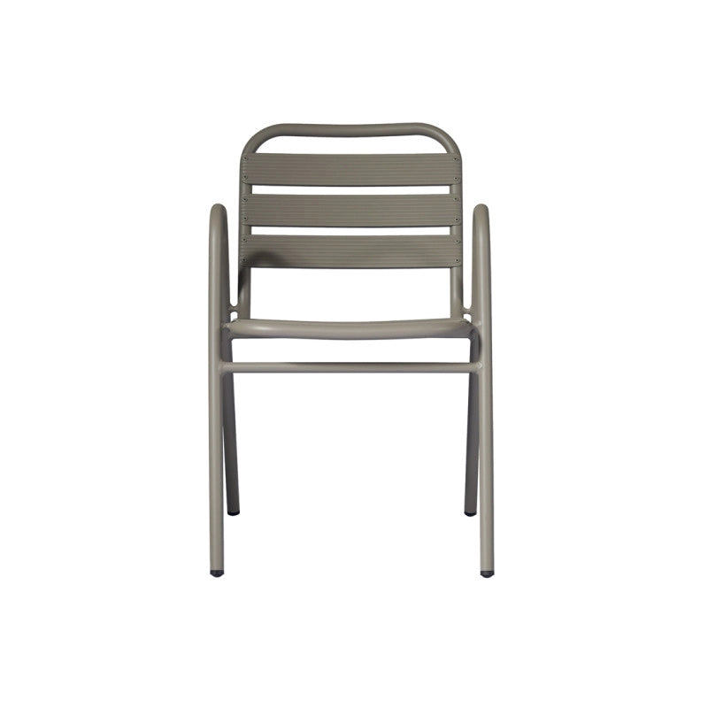 Sedia Calipso MOIA in alluminio set da 2 tortora