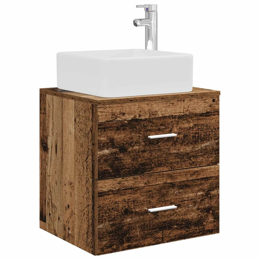 Set di mobili per il bagno 5 pz Legno antico 3406837