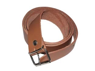 CINTURA IN CUOIO PER BORSA DA CARPENTIERE  cm.30