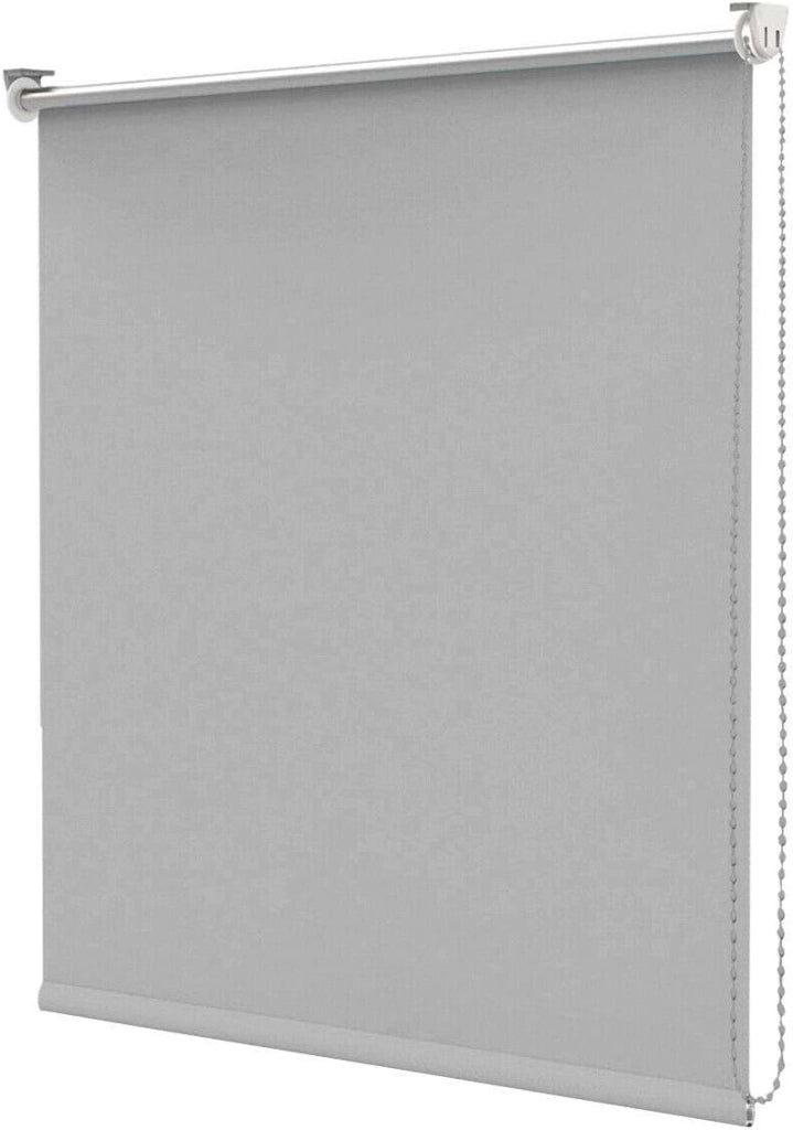 Tenda a Rullo Avvolgibile Porta Finestra Casa Ufficio Parete Soffitto Grigio 100x180 cm