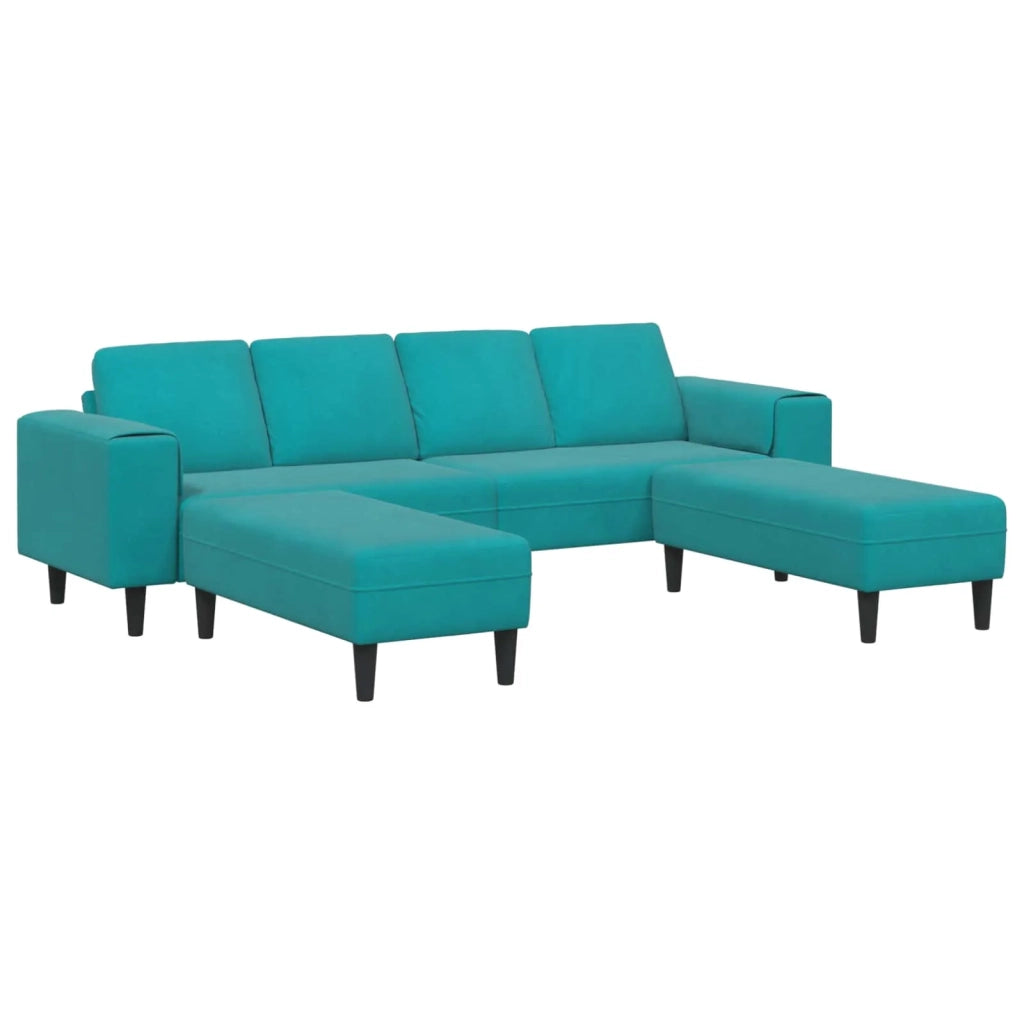 Divano per Soggiorno 3 pcs Turchese 3335130