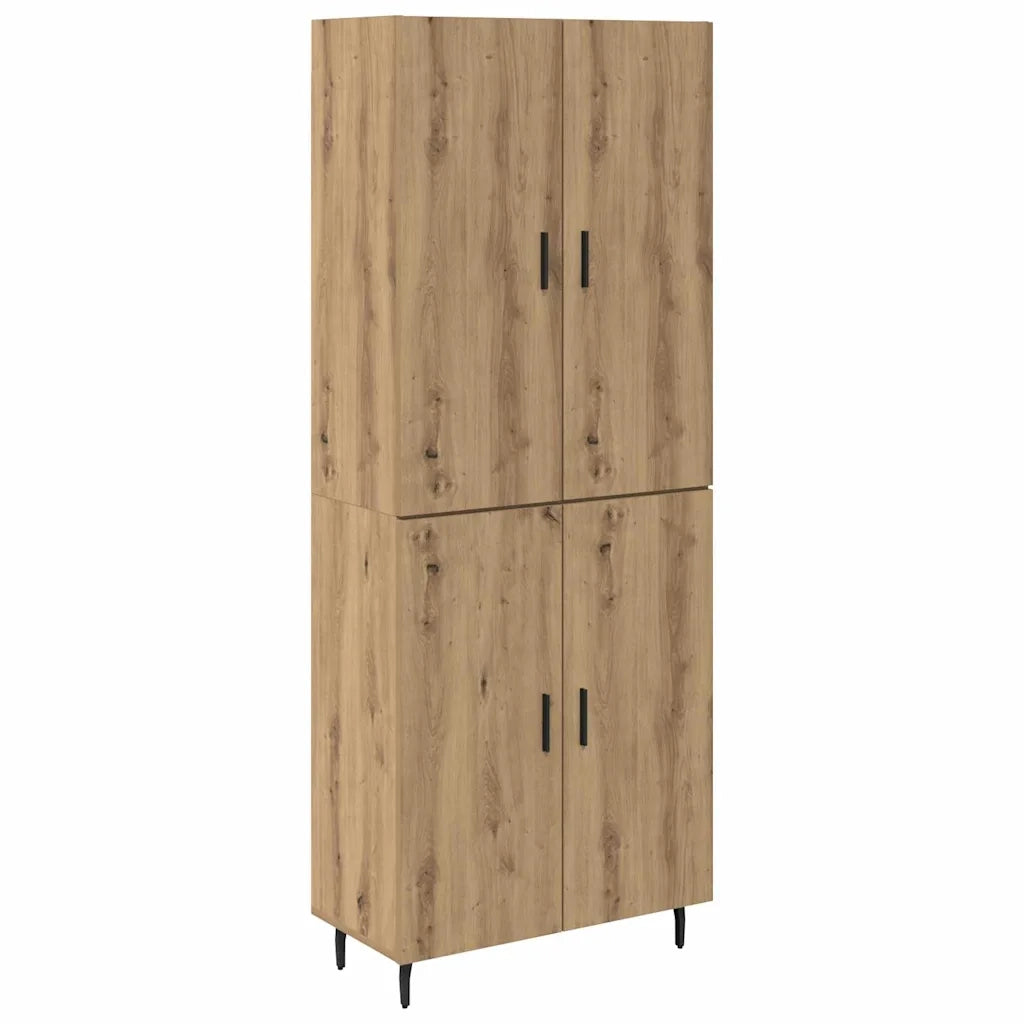Credenza-Buffet-Armadio da cucina Rovere artigianale 69,5 x 34 x 180 cm 285952