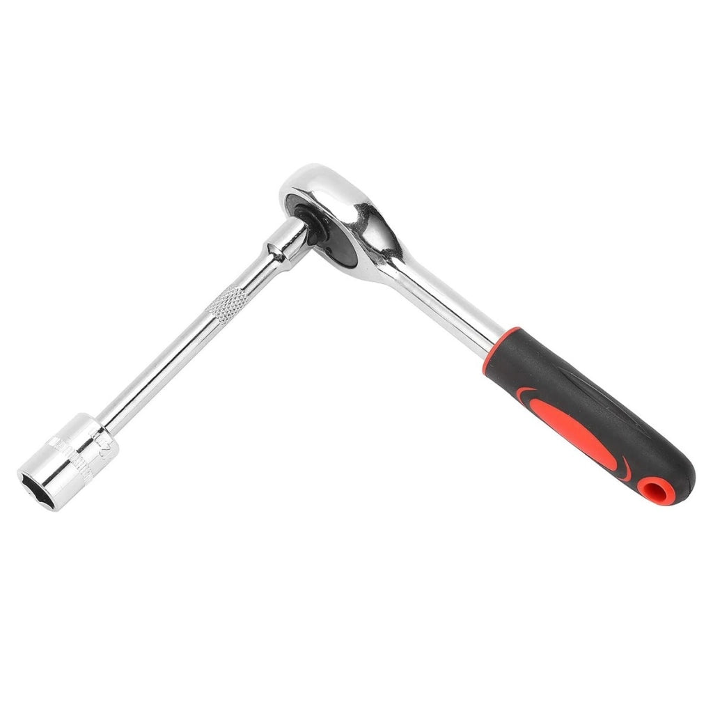 SET BUSSOLE E INSERTI 46 PEZZI 1/4" CR-V CRICCHETTO PROLUNGA VALIGETTA CTC-686