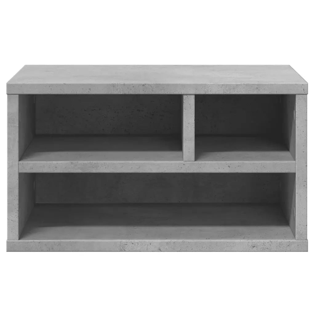 Supporto Stampante Grigio Cemento 40x32x22,5 Legno Multistrato CFW5421305