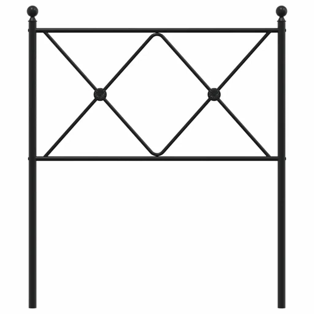 Testiera di Ricambio in Metallo Nero 75 cm 376528