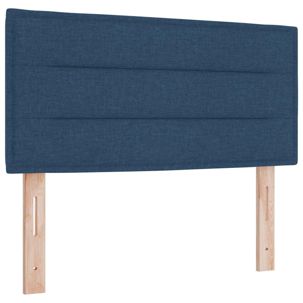 Letto box spring con materasso Blu 120 x 190 cm Tessuto 3450908