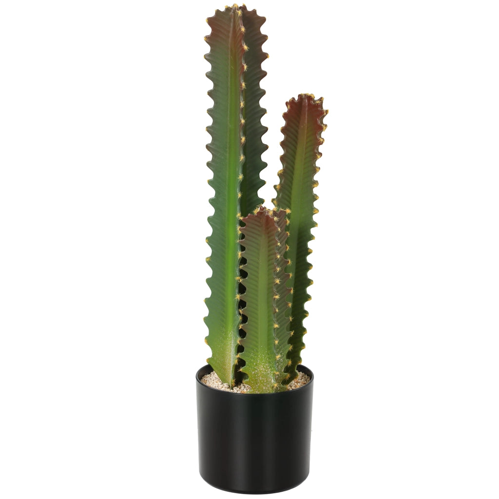 Pianta Artificiale Cactus in Vaso Verde ¨C Minimal ¨C 66 cm