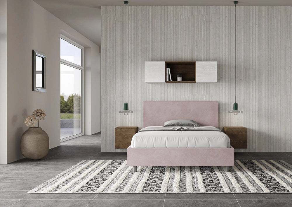 Letto Matrimoniale Francese 140x200 cm Senza Rete Adele Glicine
