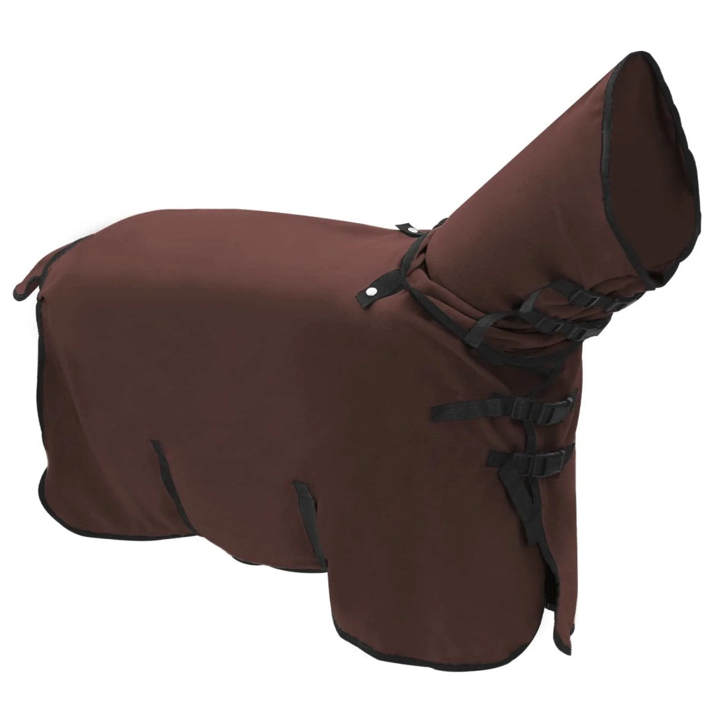 Coperta per Cavalli Marrone Scuro Completo 75 cm Poliestere 42013267