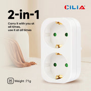 Spina Multipresa EU ¨C Minimal ¨C Bianco