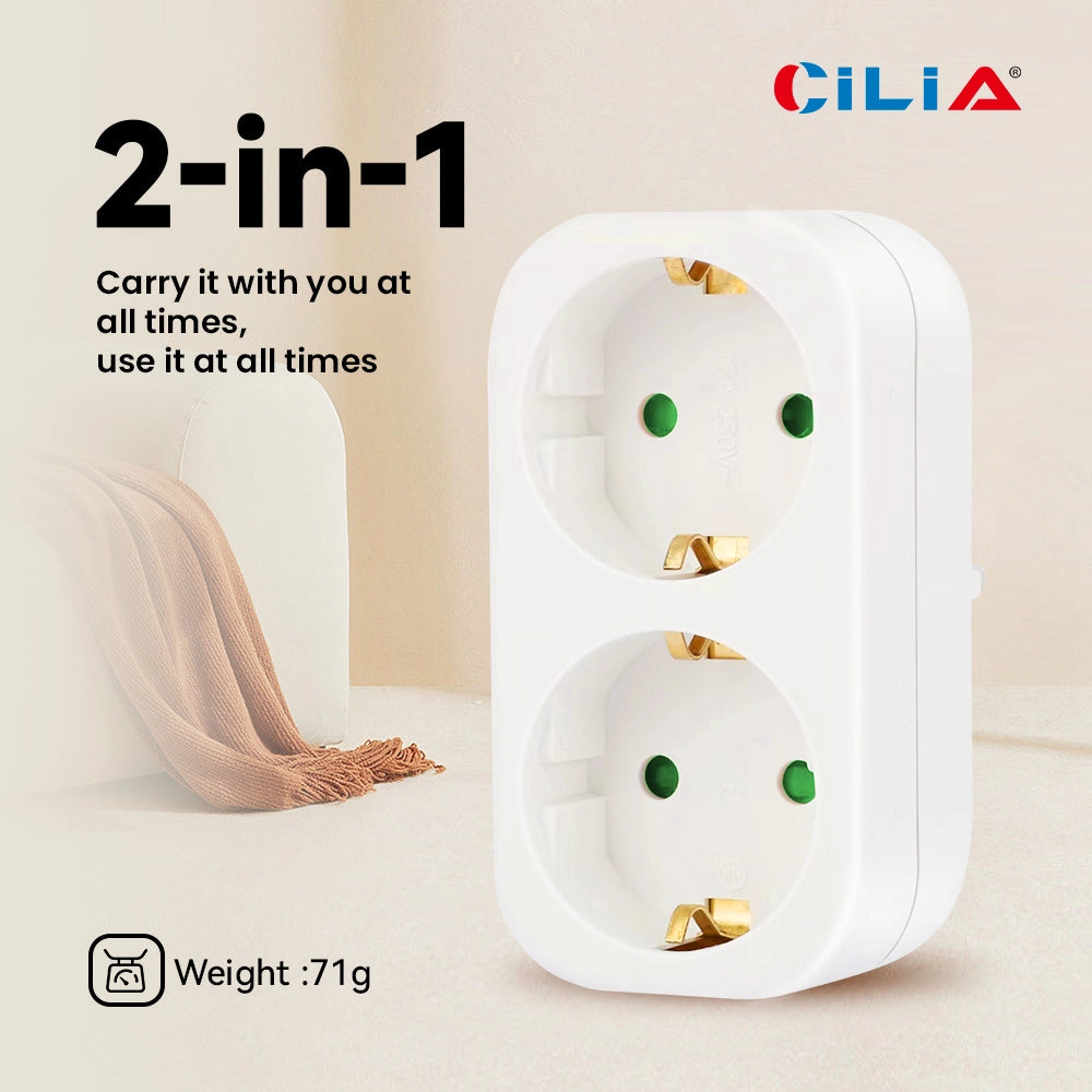 Spina Multipresa EU ¨C Minimal ¨C Bianco