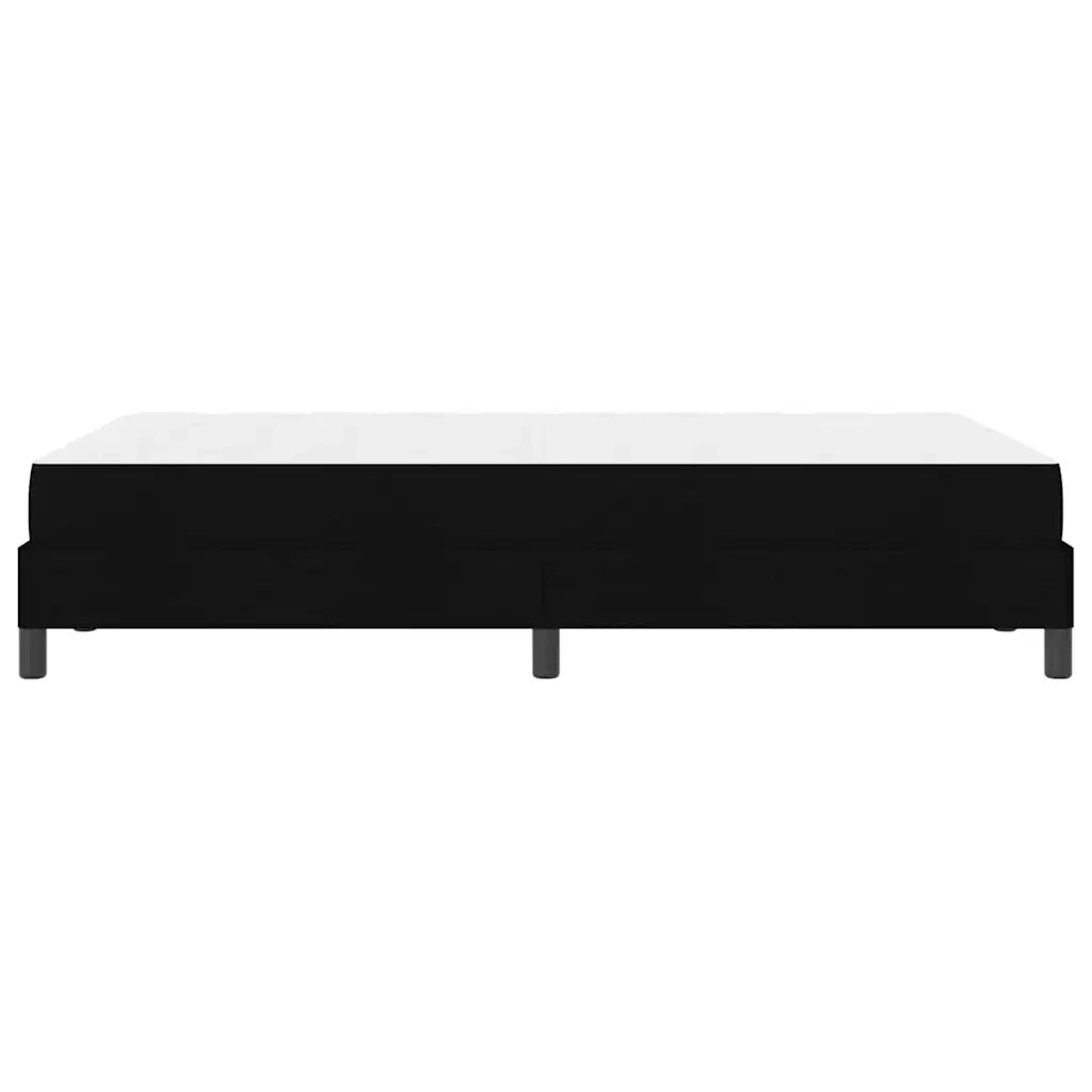 Letto a molle con materasso-Struttura Letto con Materasso Nero 120 x 200 cm Tessuto 590883