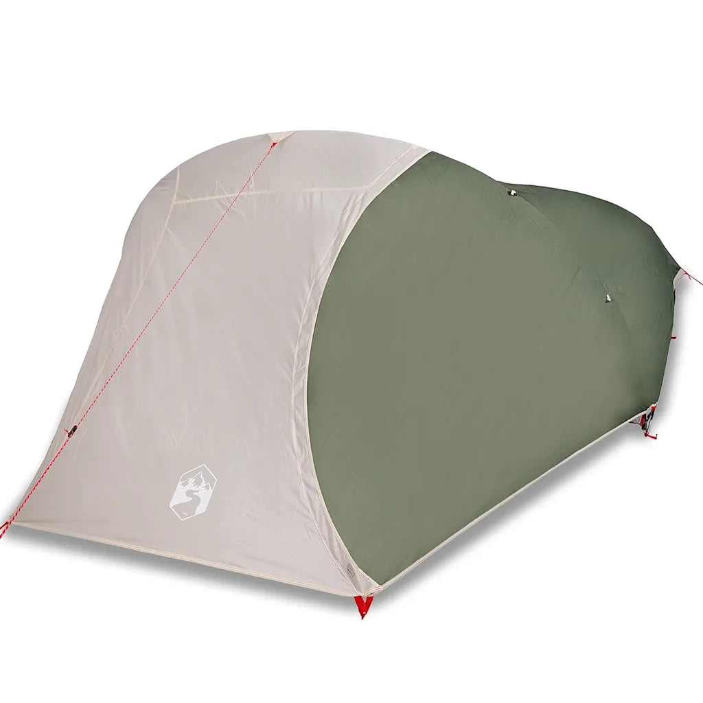 Tenda da Campeggio a Cupola per 4 Persone Verde Impermeabile 94727