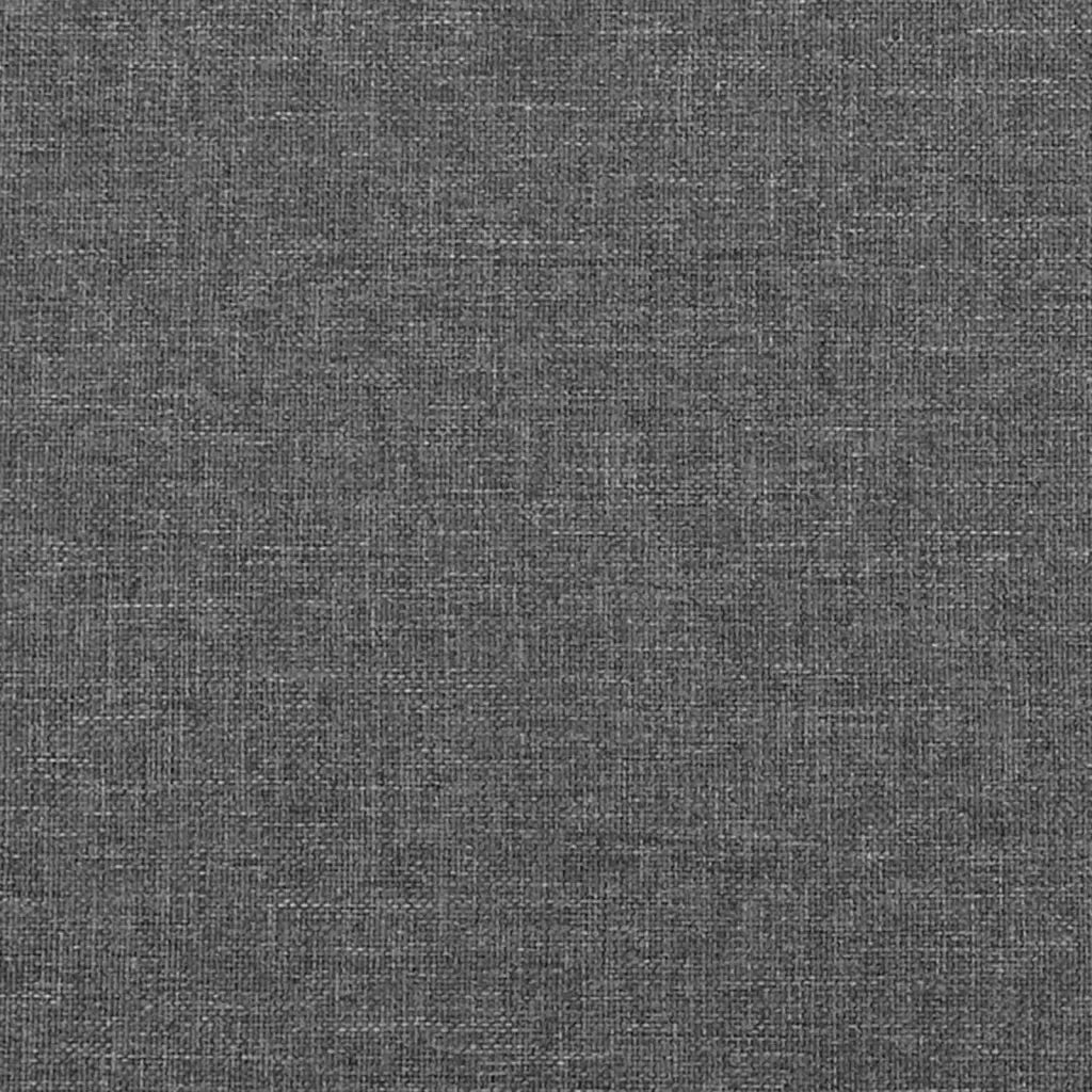 Testiera ad Orecchio Grigio Scuro 163x23x78/88 cm in Tessuto 3117389