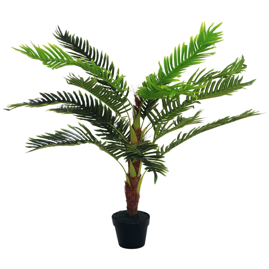 Palma Cycas Artificiale ¨C Zephmum ¨C Verde 123cm con vaso