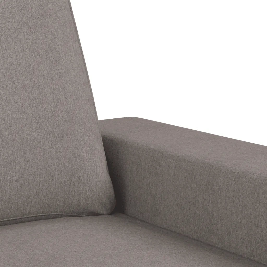 Divano a 2 Posti-Sofa 2 Posti Tortora 140 cm in Tessuto 332033