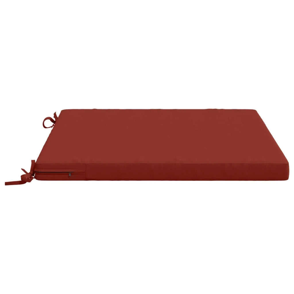 Cuscini per Sedia in 4 Pezzi SOEST 4 pz 100% Poliestere Rosso 944834