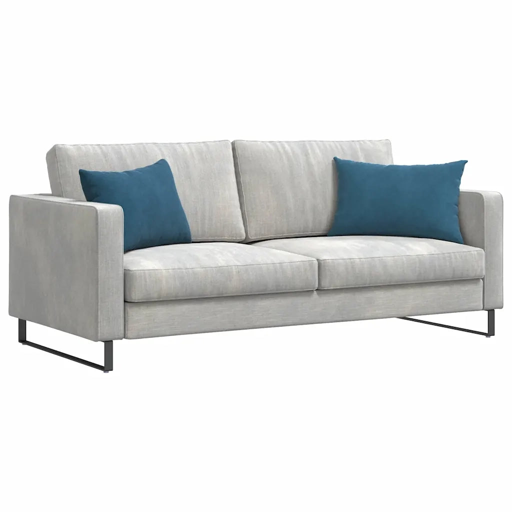 Cuscini da Divano 2 pz-Set di 2 Cuscini per Sofa Blu 60 x 40 cm Tessuto in Cords 854686