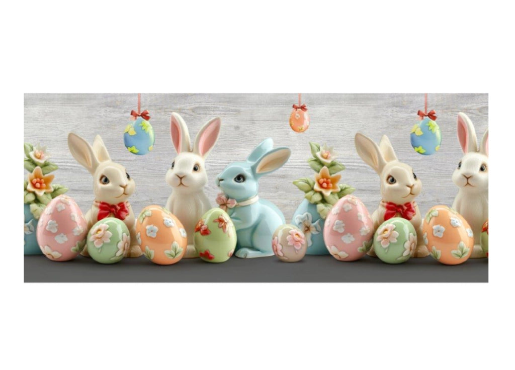 Tappeto Pasqua Passatoia Cucina Antiscivolo Sottolavello Disegno Rabbit Easter - 50x90 - Rabbit Easter