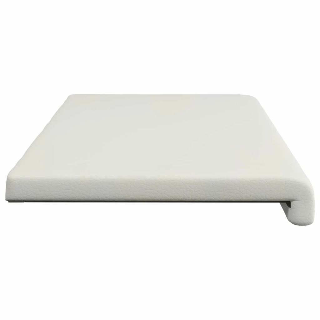 Cuscino per panchina Similpelle Bianco Profondità 35 cm 42043349