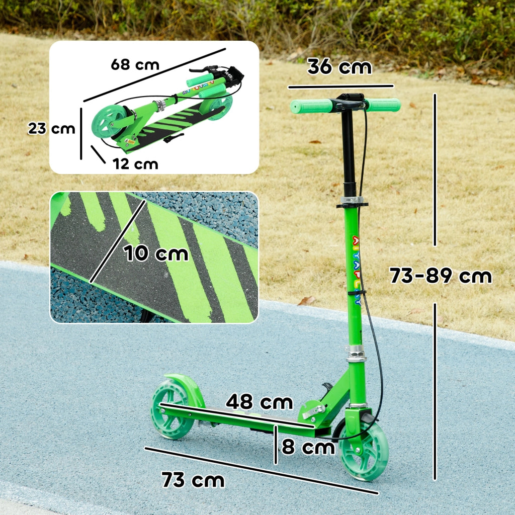 Monopattino per bambini ¨C Minimal ¨C Verde, metallo, pieghevole