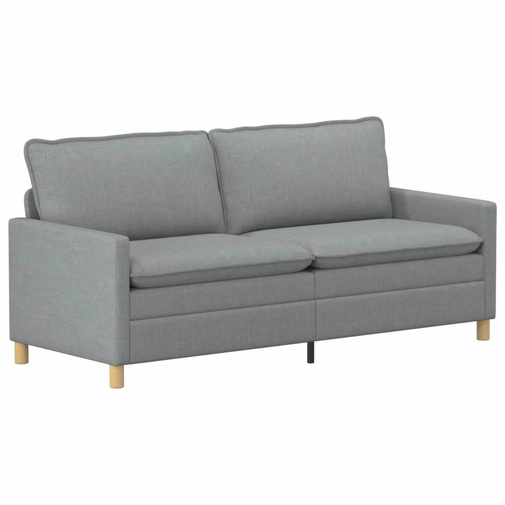 Set di divani 2 pz Grigio chiaro Tessuto 3417119