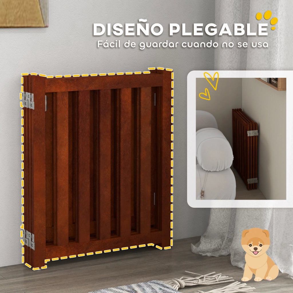 Barriera di Sicurezza per Cani ¨C Minimal ¨C 205x30x60 cm Marrone