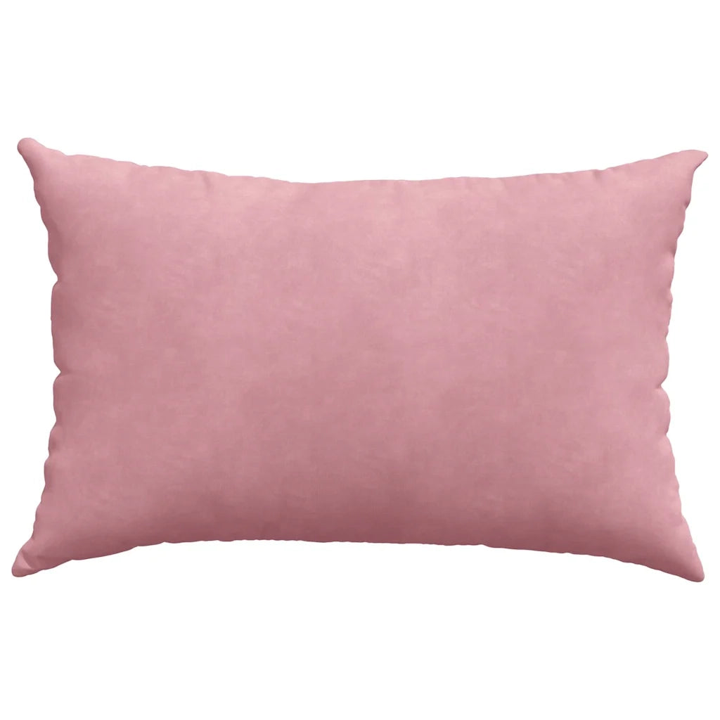 Cuscini da Divano 2 pz | Cuscini per sedie Rosa 60 x 40 cm Tessuto in Cords