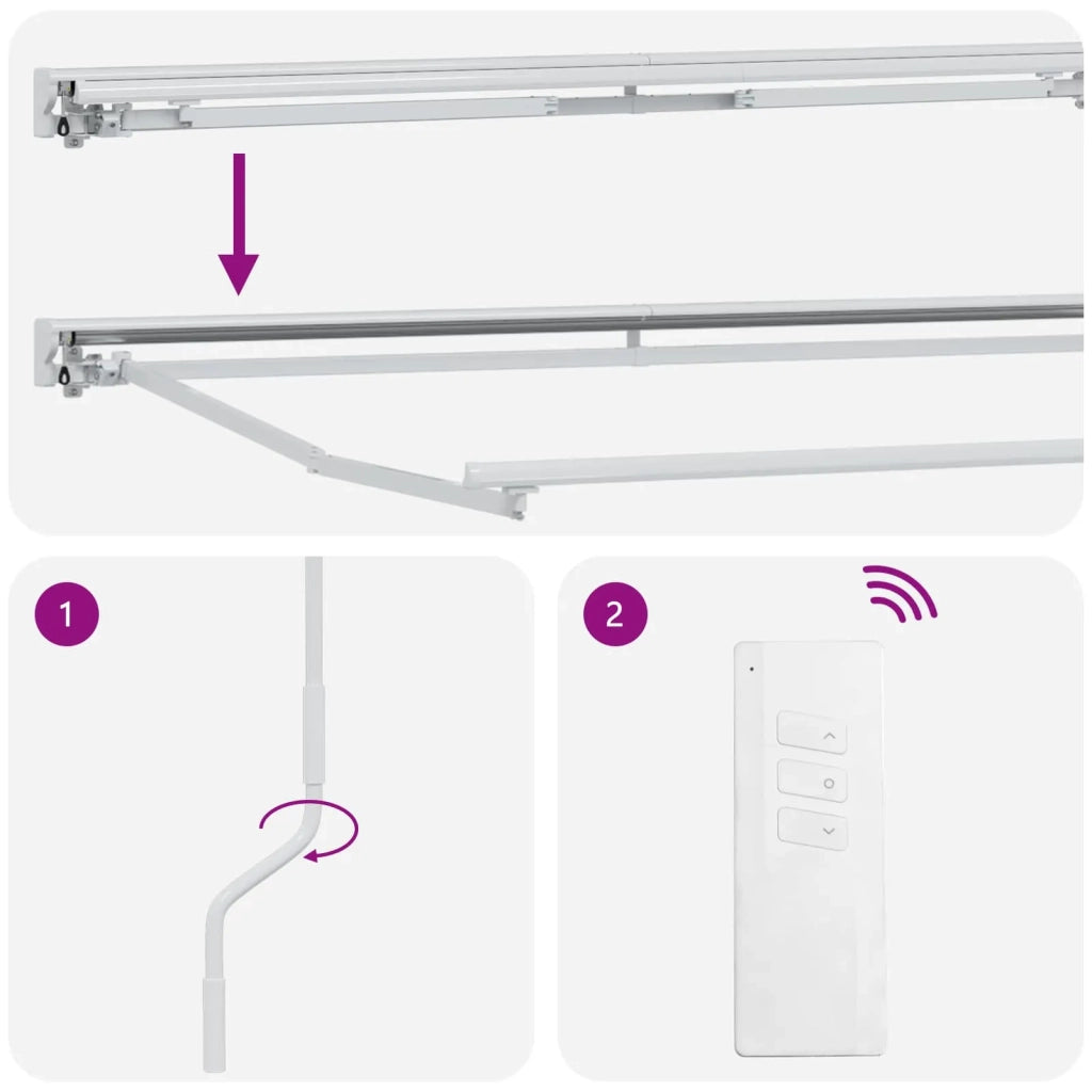 Tettuccio Elettrico Retrattile 4 × 3,5 m 3421834