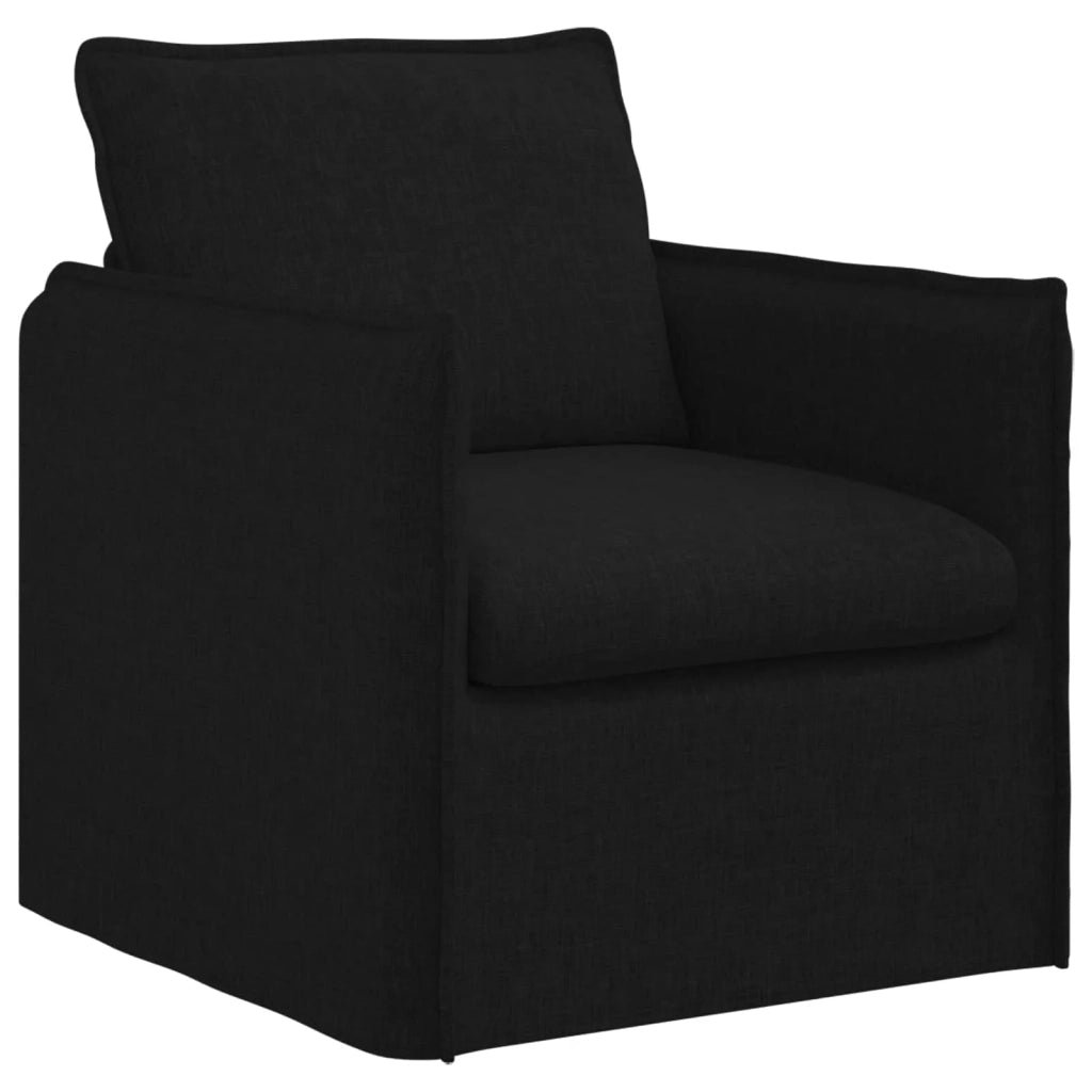 Set di divani 2 pcs Nero 196 x 82 x 85 cm Tessuto 3407613
