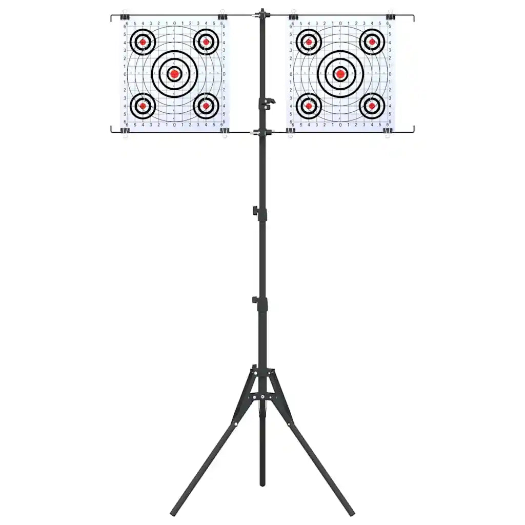 Supporto per bersaglio Nero e Bianco 82,5 x 51 x 150 cm Metallo 42013606