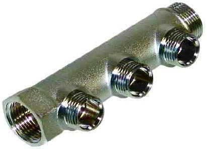 COLLETTORE MF COMPONIBILE 2 VIE 1" FIL 24 CROMATO