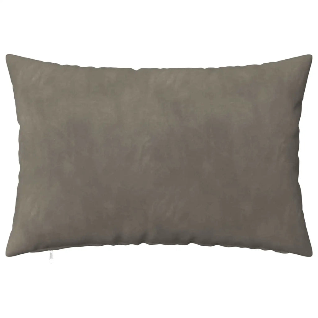 Federa 2 pcs HEERLEN Grigio Chiaro 50 x 75 cm Velluto 911579