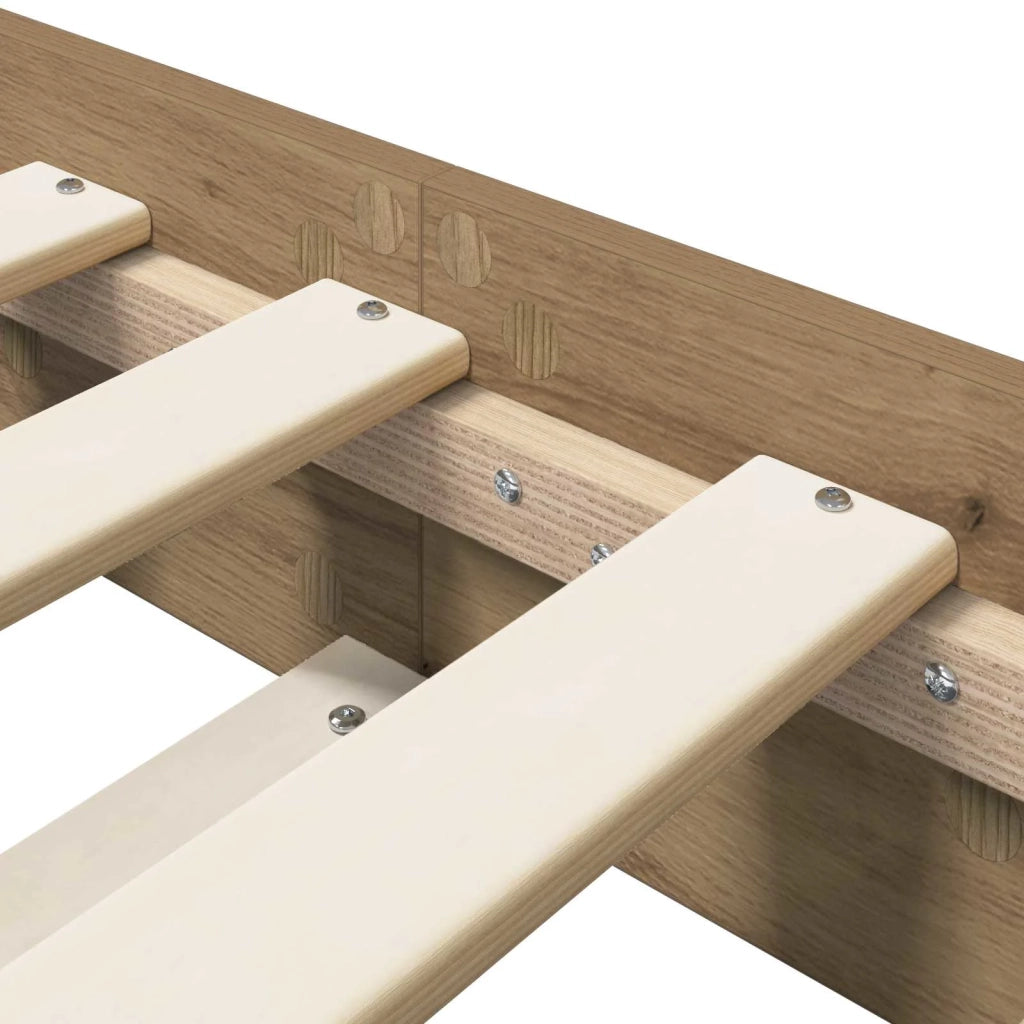 Struttura del letto-Giroletto Rovere Artigianale 80 x 200 cm 294643