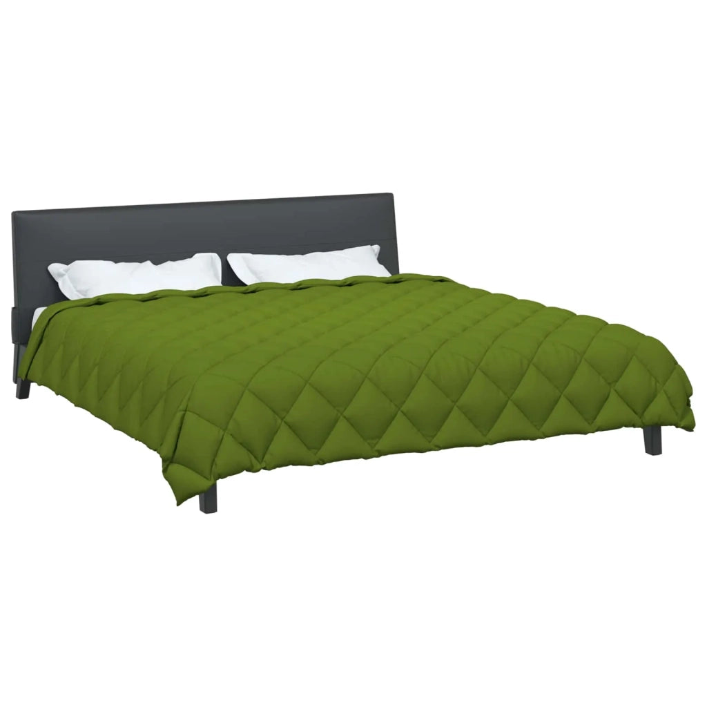 Piumone | Duvet Invernale Verde 200 x 200 cm Microfibra