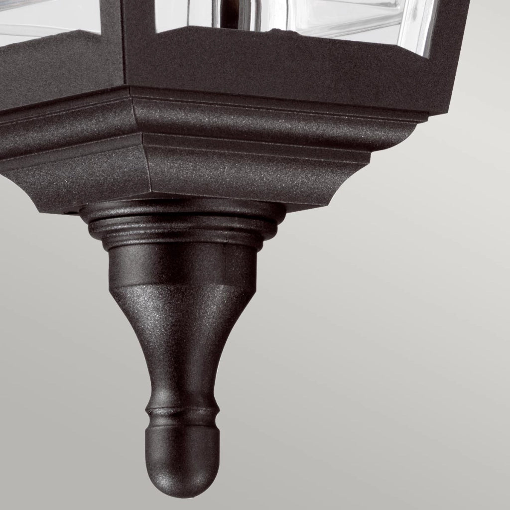 Lampada a sospensione esterna nera E27 60W Kerry Elstead