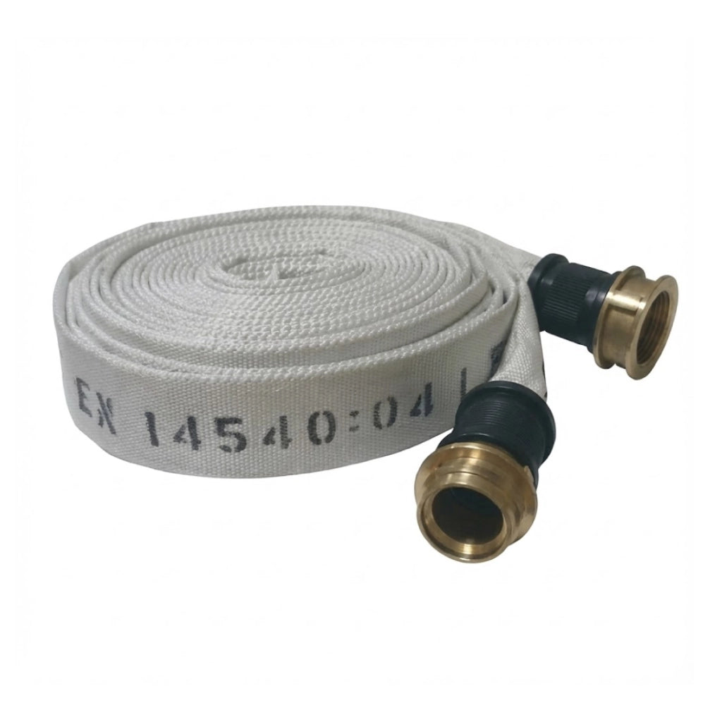 MANICHETTA RACCORDATA ANTICENDIO DN45 RACCORDI UNI804 FORMA C - 20 METRI  - BOC