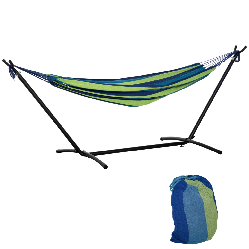 Amaca Autoportante con Supporto e Borsa ¨C Xylo ¨C Verde 298x117x105 cm