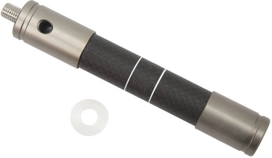 Stabilizzatore per Bows 5 Pollici - Carbonio/Acero Inossidabile - Accessorio di Sospensione - Assorbente di Vibrazioni/Silenzioso - Leggero e Portatile - Adatto per Bows Recurve/Compound - Accessorio per Bows
