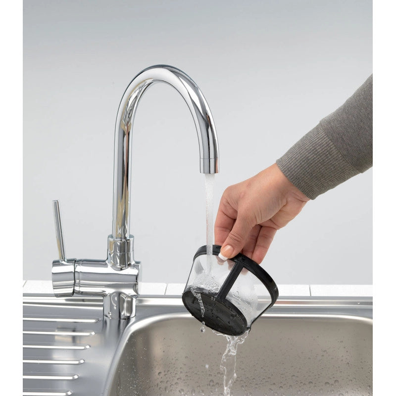 Macchina per caffè americano - 12 tazze - Caraffa in vetro - Programmazione 24h - Autospegnimento - 2000W - Verde