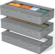 Set di 3 Scatole di Stoccaggio Opache, Opvollibili e Non Tessili per Abiti, Coperte e Cuscini