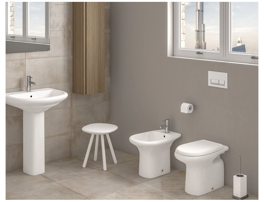 COLONNA RAK ORIENT TONIQUE BIANCO 67x18 cm